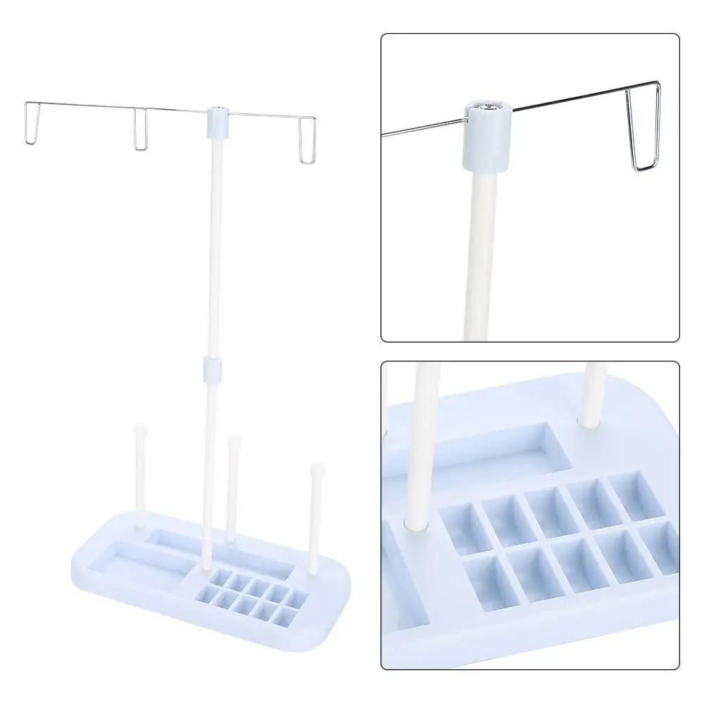 Швейные принадлежности швейные нитки регулируемые 3 конуса вышивка нить стойка