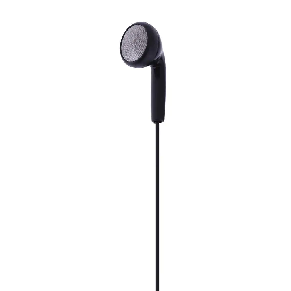 

Black Universal Music Earphone 3.5mm Wired Headphone Headset With Mic For Phones MP3 Players Computer Universal Headset