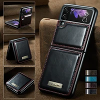 for samsung galaxy z flip 3 5g retro leatherpc flip case back cover comfortable luxury phone case
