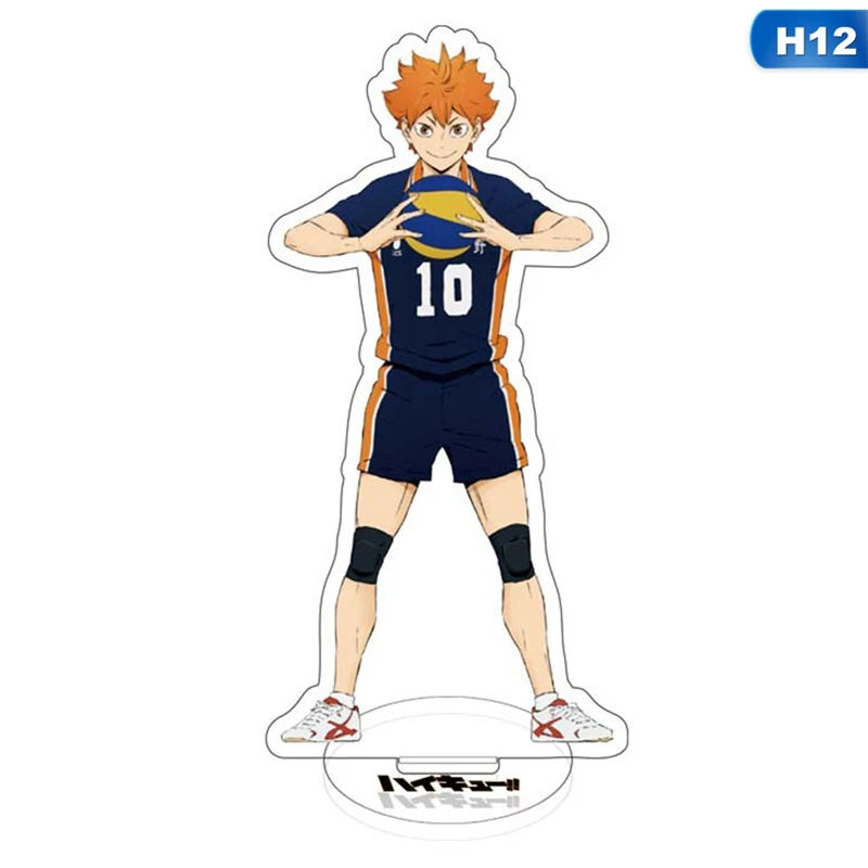 

9cm Anime Haikyuu!! Acrylic Figures Models Desk Manga Stand Toy Action Figures Activity Desk Decor Ornaments Gift Collection