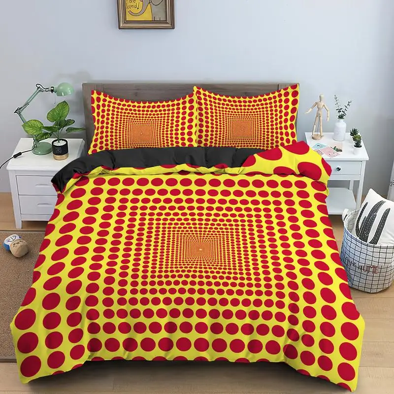 

Hot Fashion New Bedclothes Bed Set 3D Printed Bedding Set Queen King Size 2/3PCS Suit Luxury Duvet Cover Sets Microfiber Fabric