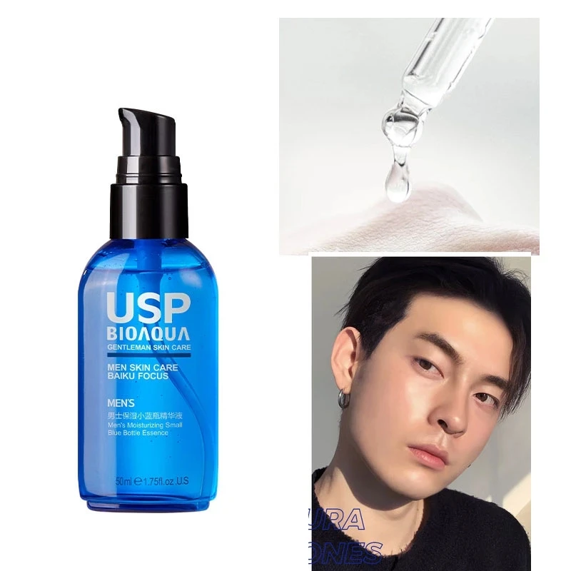 

50ml Face Serum For Men Oil-control Liquid Male Moisturizing Repairing Anti-Aging Brighten Whitening Serums Skin Care