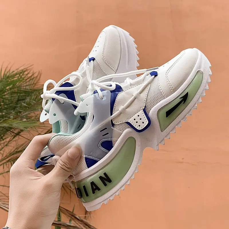 

Women's Air Cushion Sports Shoes Running Shoes 2021 Spring White Sports Shoes Women's Breathable Air Sports Shoes Women's Shoes