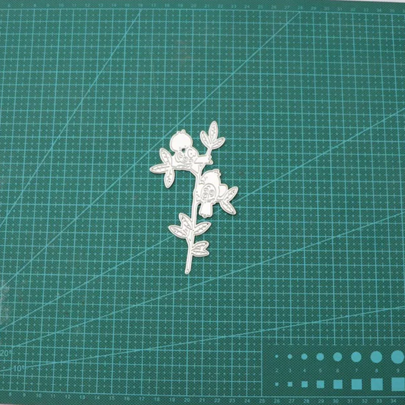 Металлические Вырубные штампы в виде листьев птиц ветвей вышивка своими руками