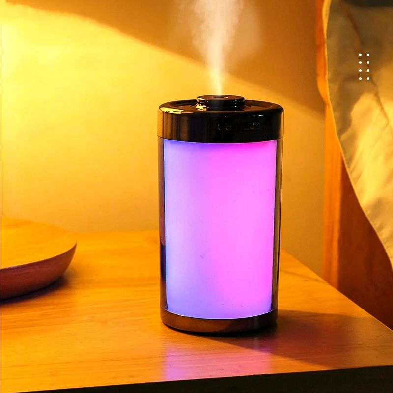 

310ml USB Air Humidifier Ultrasonic Cool Mist Aromatherapy Diffuser with 7 Color Changing Mood Lamp For Home Aroma Humidificador