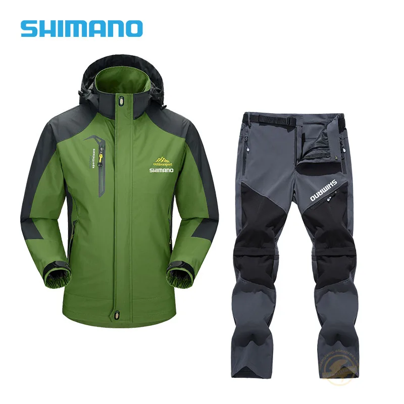 

Мужские осенне-зимние Рыболовные костюмы SHIMANO, уличная ветрозащитная спортивная одежда высокого качества для кемпинга и рыбалки, альпинизм...