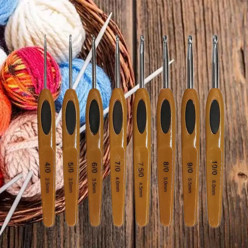 8 шт./набор алюминиевые спицы для вязания | Дом и сад