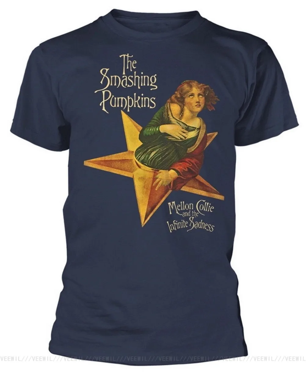 The Smashing Pumpkins 'Mellon Collie And The Infinite Sadness' T-Shirt Cotton Tee Shirt Trendy Streetwear