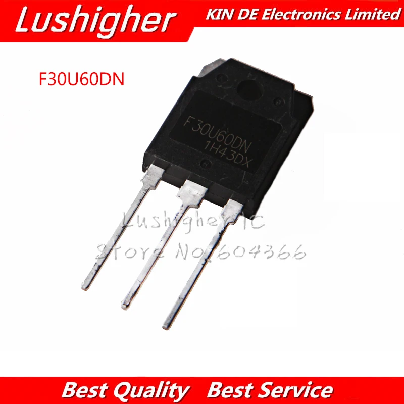

5 шт. F30U60DN FFA30U60DNTU TO-247 FFA30U60 F30U60 TO3P FFA30U60DN TO-3P 30U60 новый оригинальный