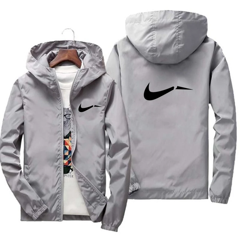 

Men's Printed Jacket Fashion Street Clothing Casual Windproof Spring and Autumn Jacket Zipper Jacket Jacket 2021