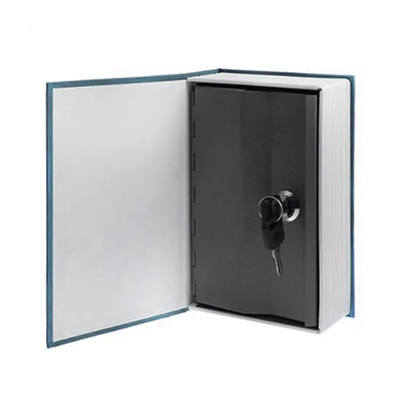 Small Book safe with key lock 100% steel made hidden Stash box food grade smell proof bags | Спорт и развлечения