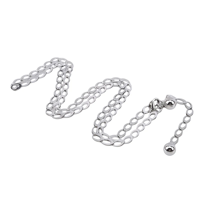 type2-silver Модный пояс для девушек с металлической цепочкой, Позолоченный Пояс, декоративный пояс для платьев, Женский дизайнерский ремень с металлической цепочкой - Цвет: type2-silver