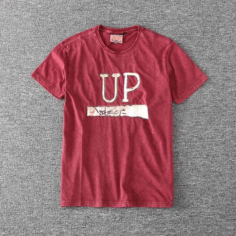 GustOmerD летняя новая мужская футболка Повседневная однотонная приталенная рубашка