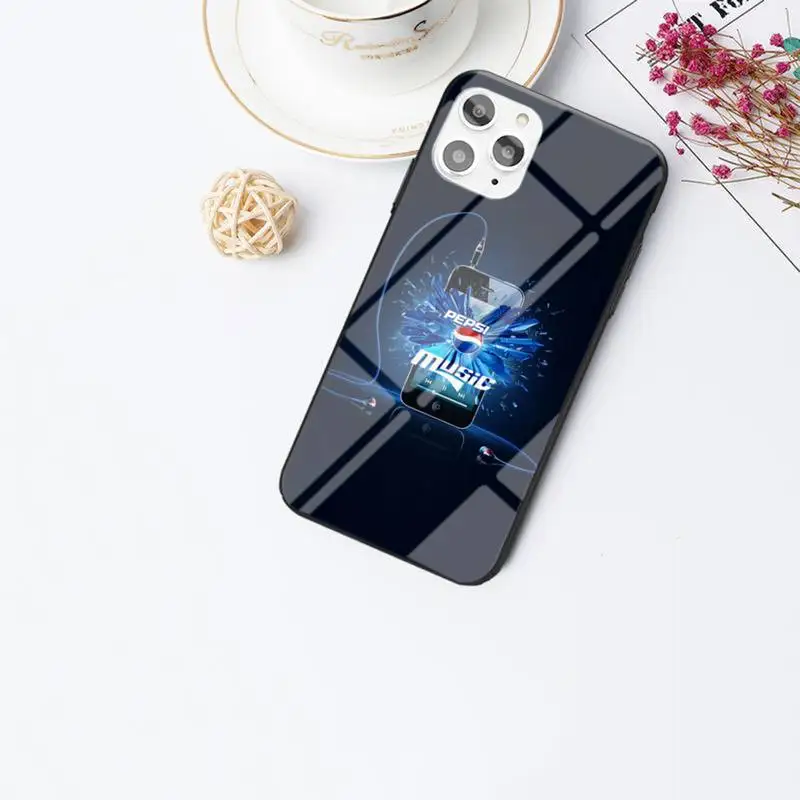 

Originality Soda Brand Pepsies Art Phone Case For IPhone 6 6s 7 8 Plus X Xs Xr Xsmax 11 12 Pro Promax 12mini Tempered Glass