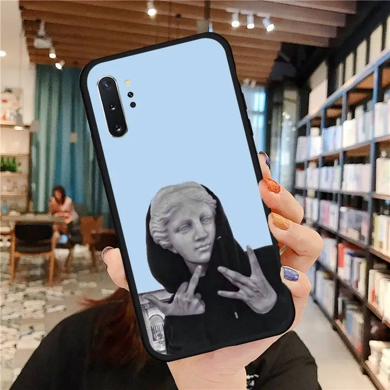 

Statue Abstract Art David Medusa Phone Case For Samsung A50 A51 A71 A20E A20S S10 S20 S21 S30 Plus ultra 5G M11 funda cover