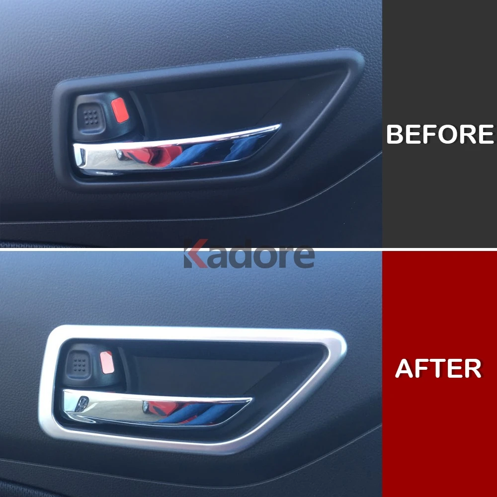 Подходит для Suzuki Swift АБС матовая внутренняя дверная ручка, накладка, защитная наклейка, аксессуары для автомобиля
