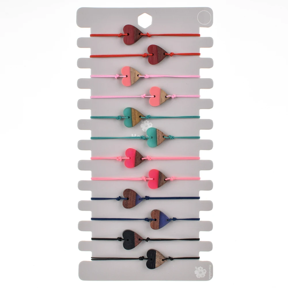 Винтажный плетеный браслет с шармами Бесконечная любовь 12 шт./лот женский для пар