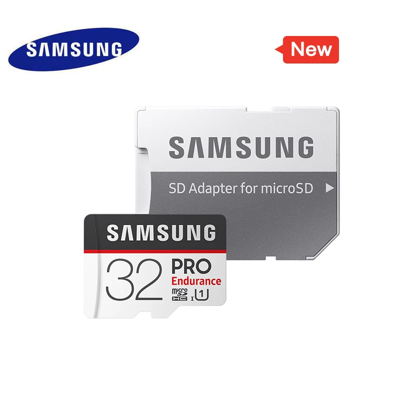 SAMSUNG карты памяти Micro SD PRO выносливость 100MBs 128 ГБ 64 ГБ 32 ГБ SDXC SDHC Class 10 C10 UHS-I trans Flash Microsd андурино - Capacity: 32G Add Adapter