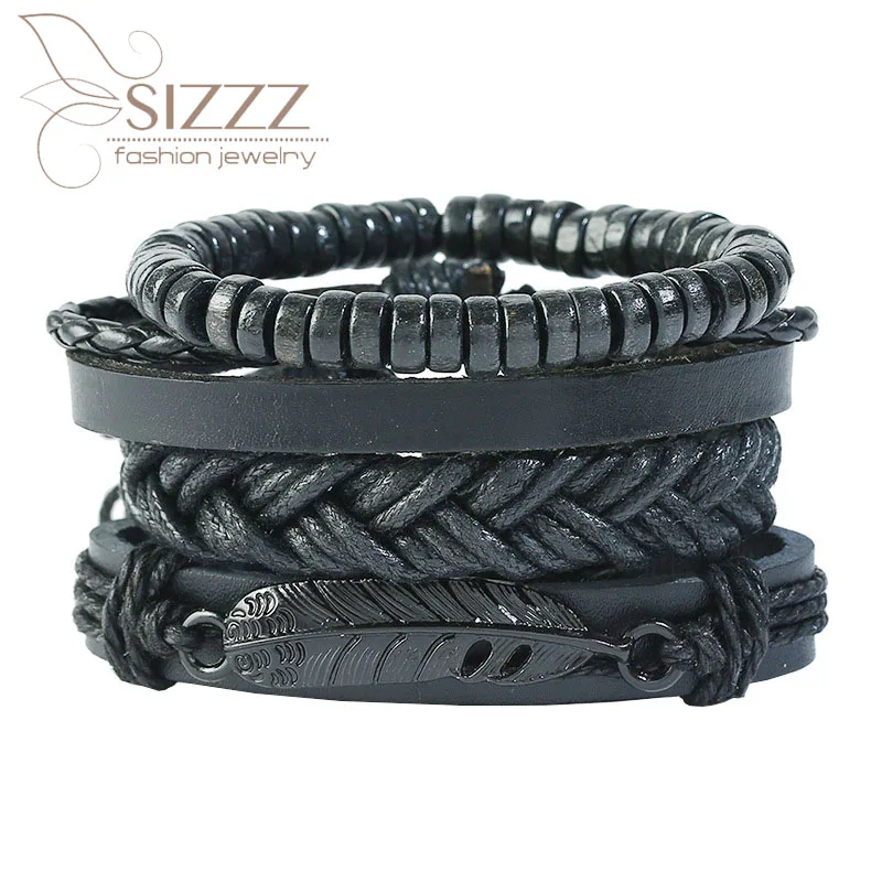 SIZZZ 2019 новый деревянный набор бусин простой Регулируемый ткачество diy ретро