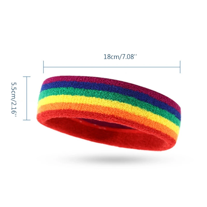 

3pcs Sweatband Headbands Men Women Sports Headbands Moisture Wicking Head Band G99D