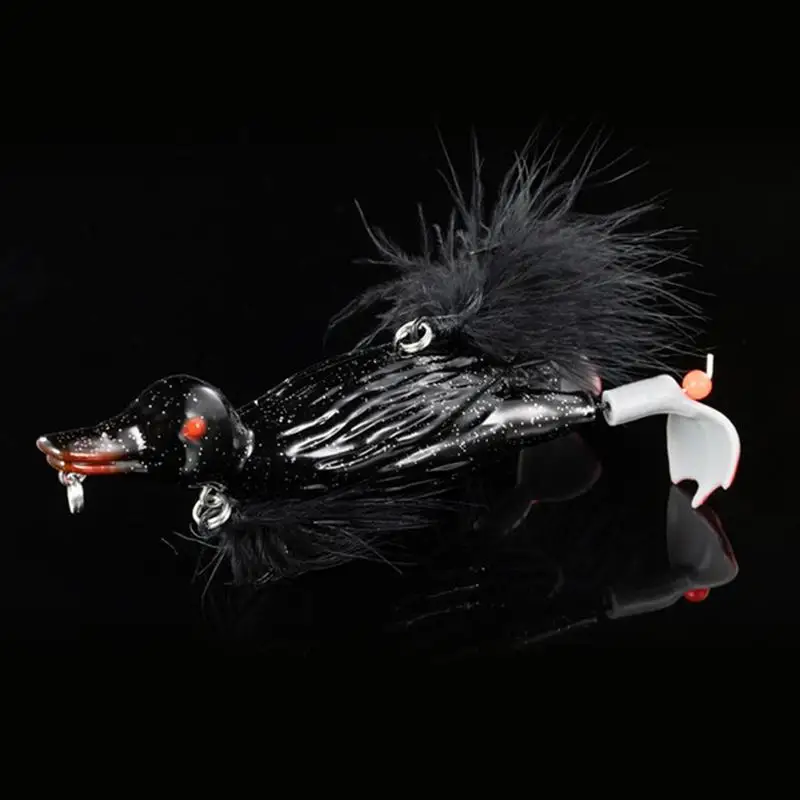 3D тупой утки Topwater рыболовные приманки плавающий искусственный наживка