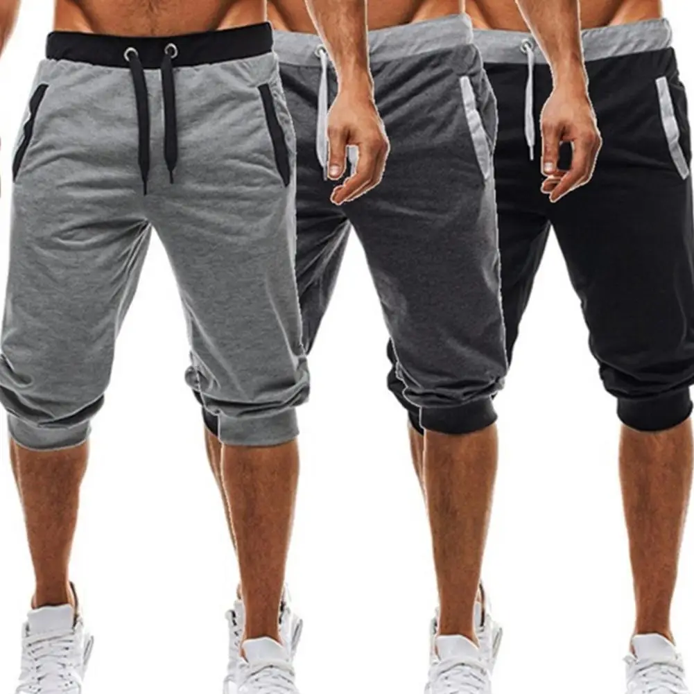 

New Fashion Mens Shorts Baggy Jogger Casual Slim Harem Short Slacks Casual Soft Cotton Trousers Shorts For Summer Men's Pants
