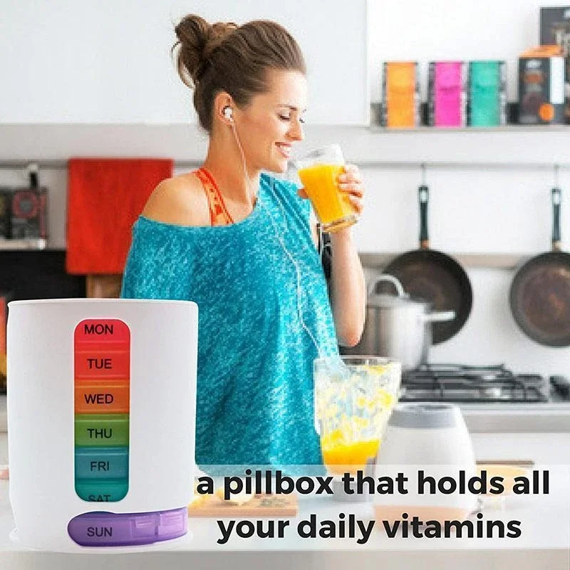 Для путешествий Медицина-держатель для планшета 7 дней в неделю диспенсер