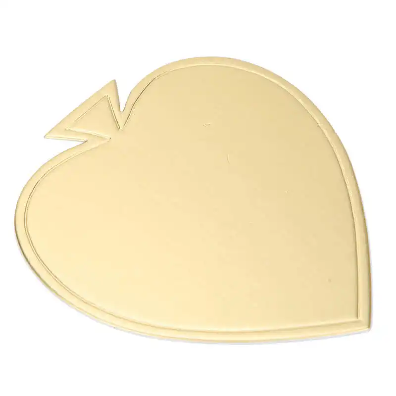 100 шт в форме сердца мини торт Панели мусс картон база десерт Дисплей лоток для