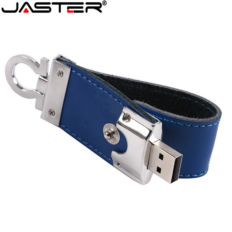 JASTER USB флеш-накопитель брелок из кожи и металла Pendrive creativo 2 0 32 ГБ 16 8 4 | Компьютеры
