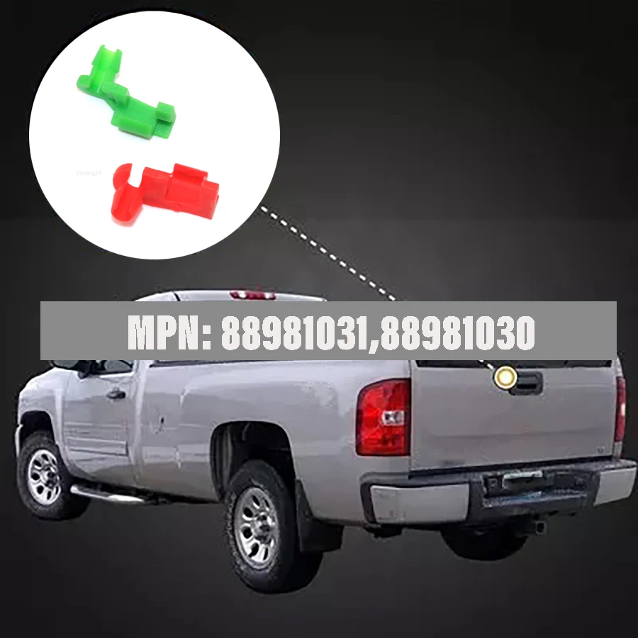

Wooeight 2x Tailgate Handle Rod Clip Left Right 88981031 88981030 For Chevrolet Silverado GMC Sierra 1999-2007 Car Accessories