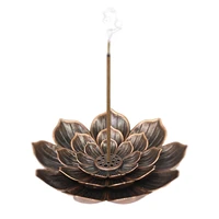 alloy incense holder lotus stick incense burner and cone incense holder temples yoga studios home decoration