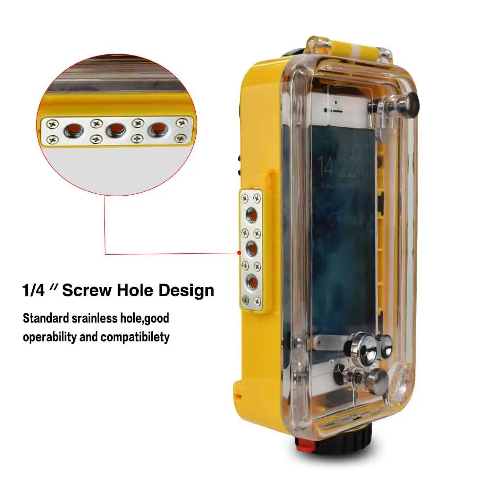 

Phone Case For iphone 7 Plus 8 Plus Waterproof Diving Mobile Phone Housing 60M Underwater Protective Cover 1pc