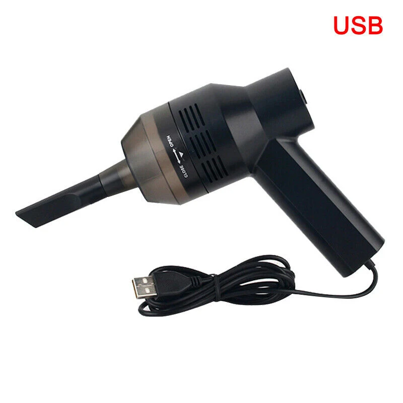 Офисный Мини Портативный USB пылесос для компьютера клавиатуры щетка сопло