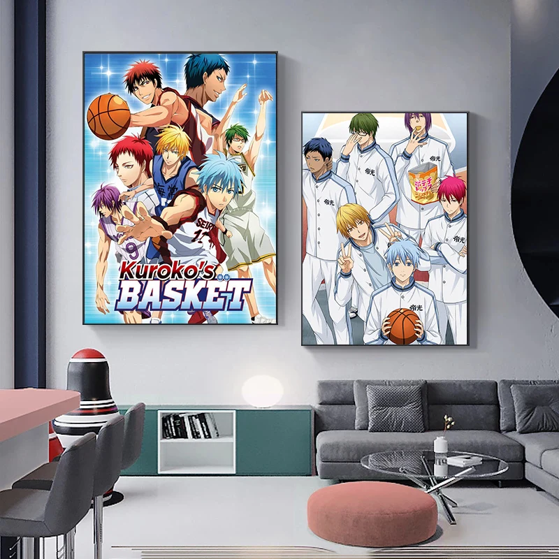 Постеры и принты классического японского Аниме Kuroko's для баскетбола настенная