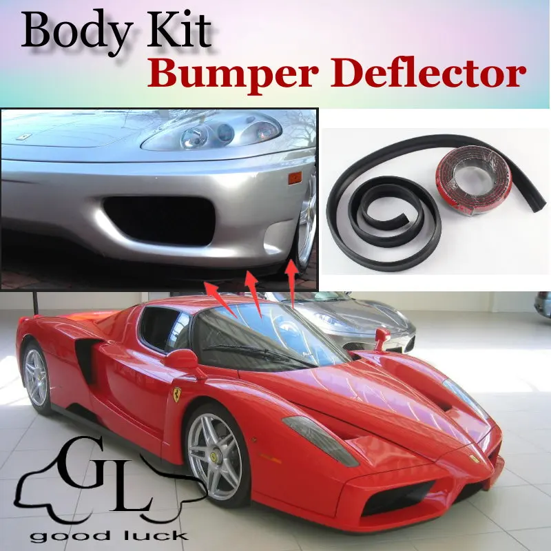 

Бампер для губ дефлектор губы для Ferrari Enzo передний спойлер юбка автомобиля устойчивый к царапинам клейкая лента/комплект для тела/полоса