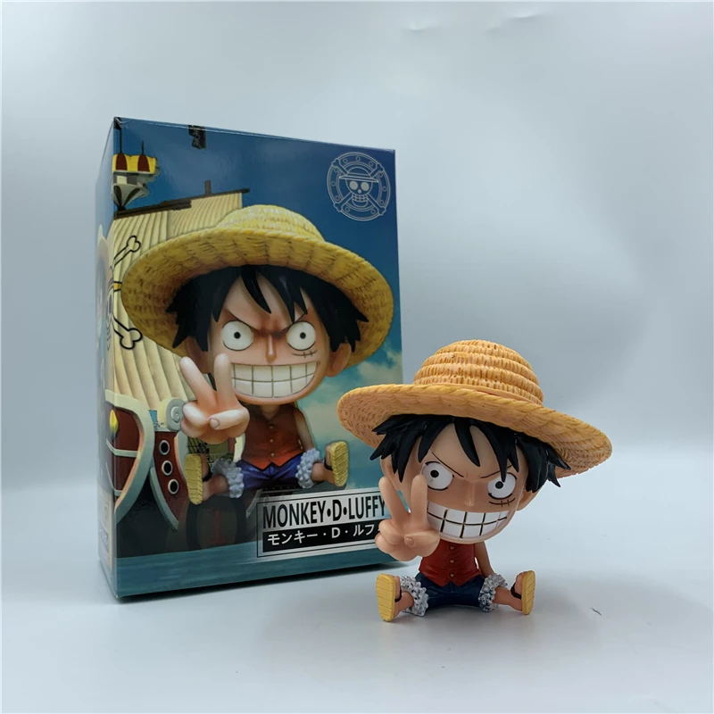 Luffy Ace прекрасное детство зубы сидя ПВХ фигурки героев Than Gesture коллекционные