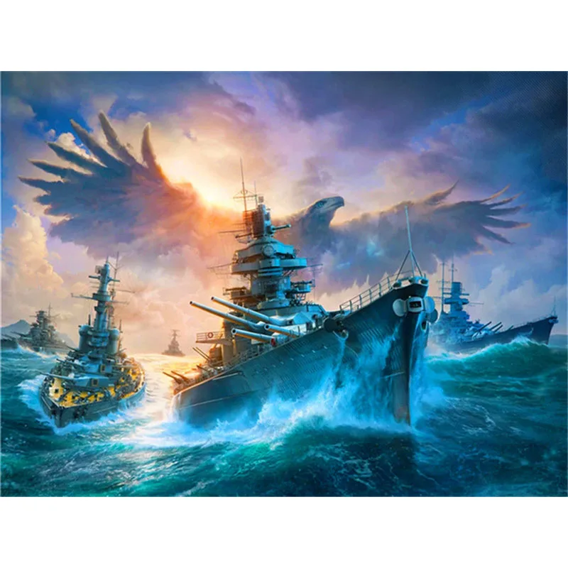 

Full Drill Diamond Painting Animal Pictures of Rhinestones Diamond Embroidery Cross Stitch Eagle Mosaic Sale Home Decor