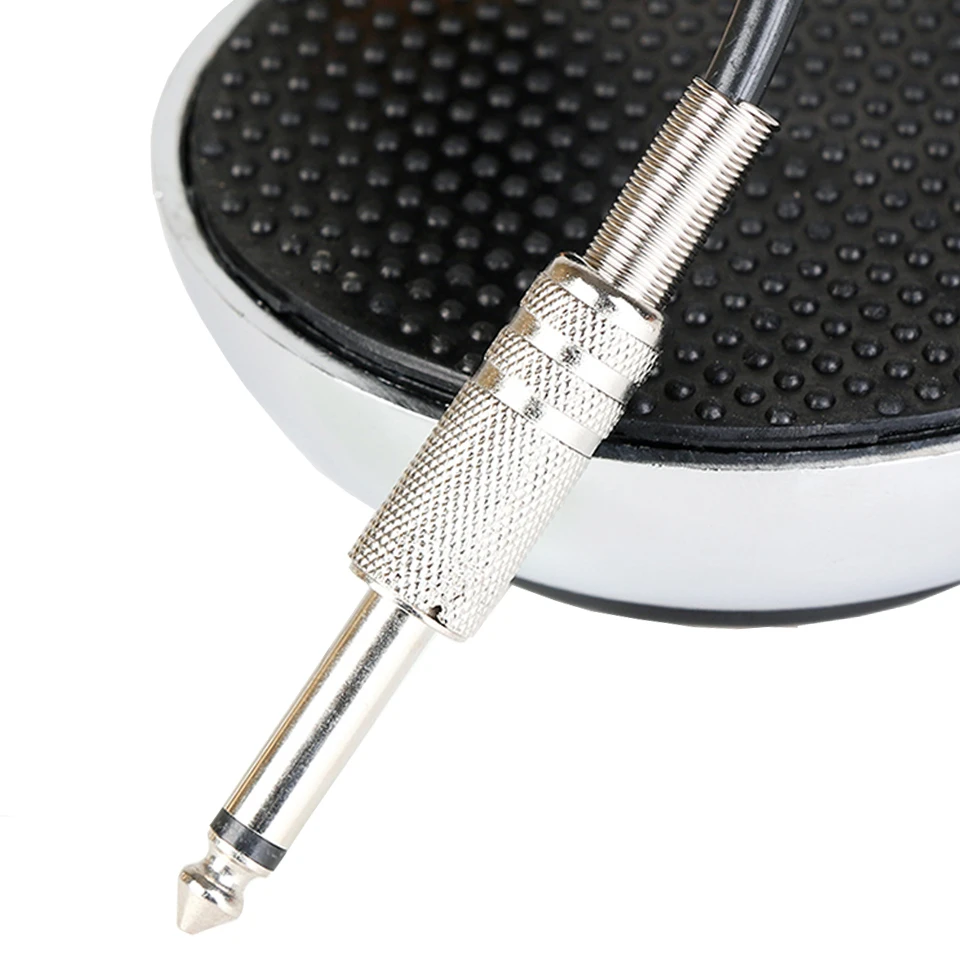 Нержавеющая сталь 360 градусов круглый ножной переключатель для тату педаль шахта