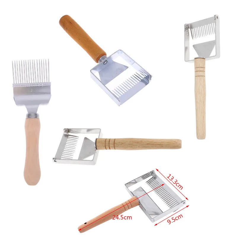 

Uncapping Scraper Honeycomb Honey Scraper Tools Wooden Handle Beekeeping Tool Equipment Uncapping fork