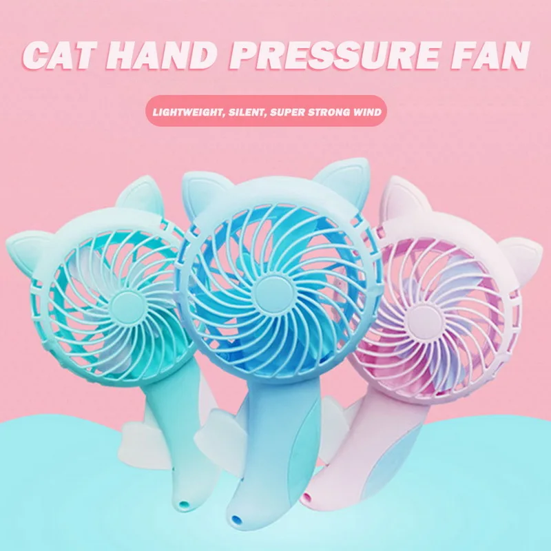 Ручной вентилятор для дома без батареи мини электрический Usb карманные