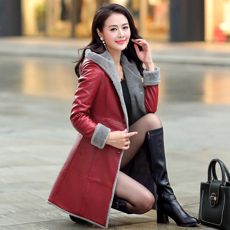 Женское осенне-зимнее пальто 2020 тонкая теплая мягкая куртка из искусственной