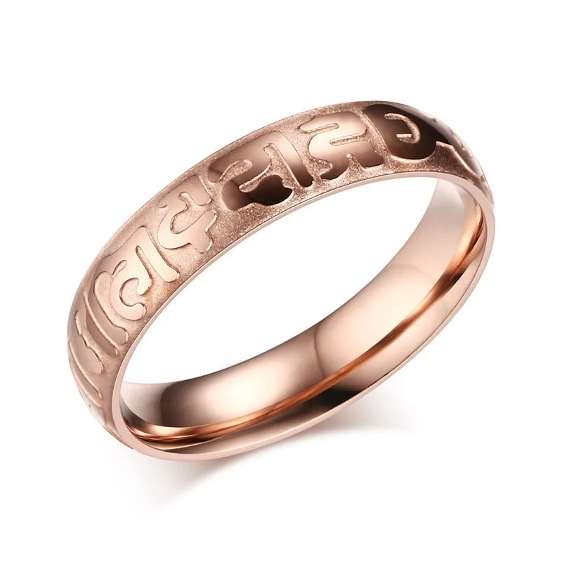 4 мм широкое модное корейское розовое золото женское Ювелирное кольцо