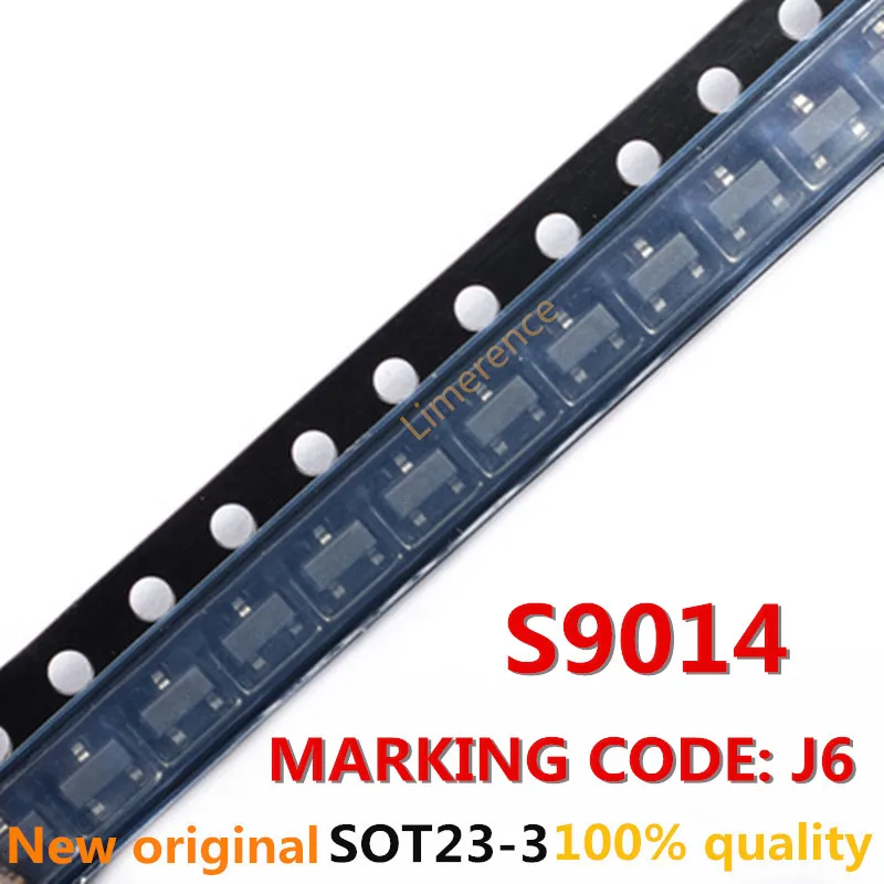 

100PCS S9014 SOT23 MARKING CODE: J6