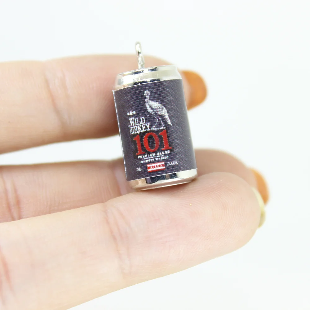 

Yamily 8Pcs/Lot New Arrival Drink Alcohol Cans Wine Bottle Charms For DIY Pendant Jewelry Making For Keychain Earrings Necklace