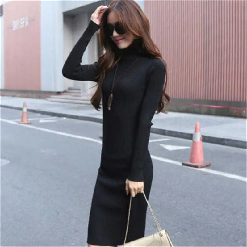 Женское трикотажное платье повседневное облегающее платье-карандаш с длинными