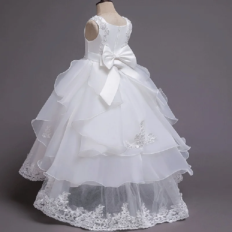 Цветочный Элитный смокинг с вышивкой для девочек на день рождения эстарист шоу в