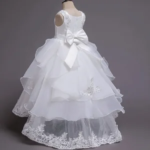 Смокинг с цветочной вышивкой для девочек на день рождения, Элитный смокинг с вышивкой из бисера, Бальное шоу, vestidos de fiesta