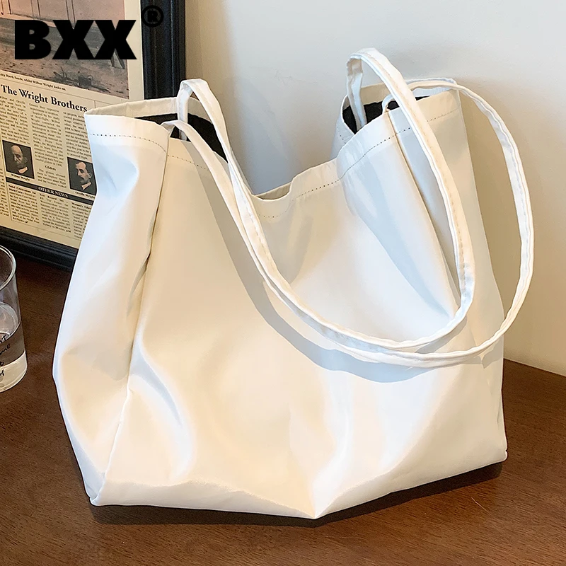 

[BXX] Casual High Capacity Bags For Women 2021 Autumn Branded Shoulder Bag Handbags Trending Luxury Travel Hand Bag HU668