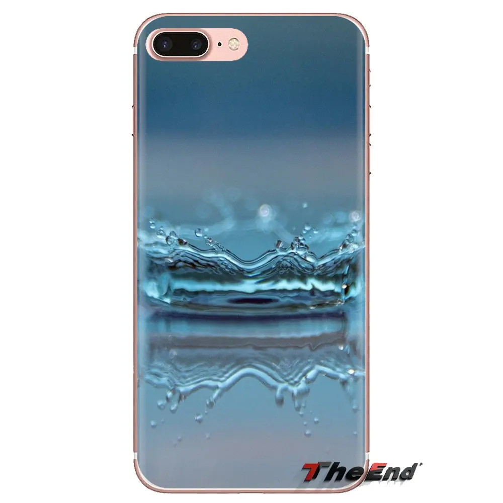 Для Samsung Galaxy J1 J2 J3 J4 J5 J6 J7 J8 плюс 2018 Prime 2015 2016 2017 3d капли воды прозрачные мягкие чехлы