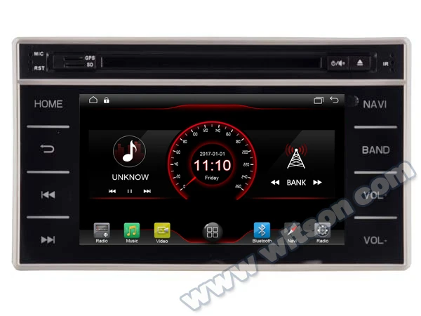 7 &quotAndroid 10 OS автомобильный DVD Мультимедиа GPS радио для Toyota Hilux 2015-2017 Revo со